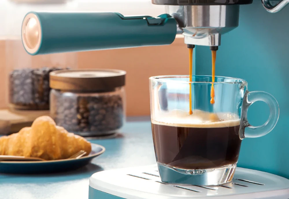 espresso machine with milk steamer